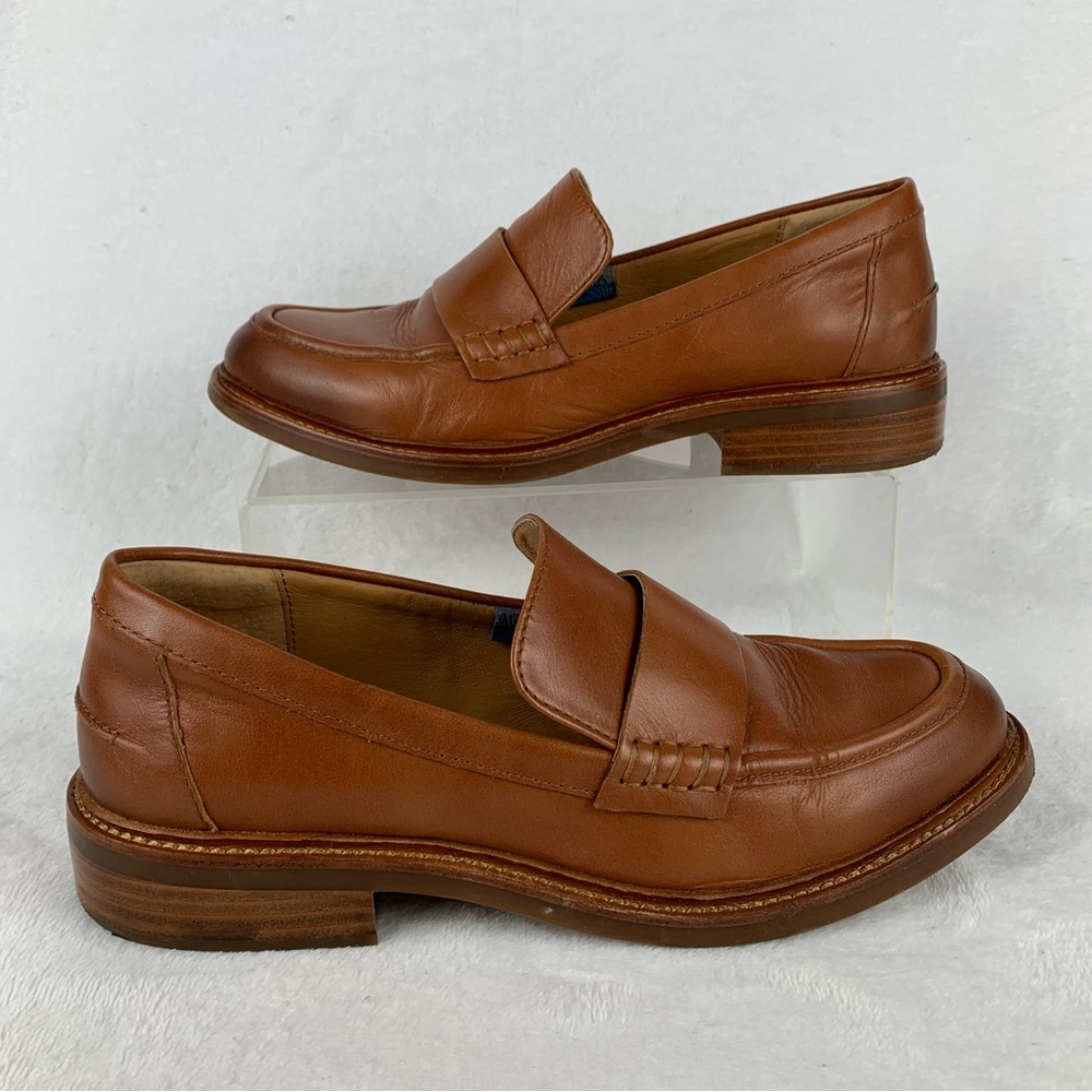 Sofft Women's Meryl Slip On Leather‎ Loafer in Luggage Excellent Used Condition - Picture 3 of 12